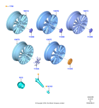 GD9Z1007G-Wheel assy