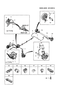 23861429-Tube assy-brake