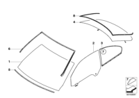 51317192984-Sensor, windshield greenish rain