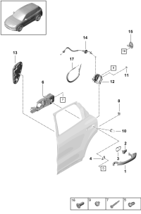 9A783911506-AUDI TT MK2 WINDOW MECHANISM