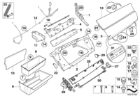 51169211029-Glove box-frame