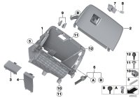 51169242082-Housing glove box