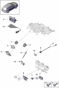 9Y0807644-Bezel assy-view Top view imaging system