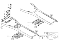 51167070284-Glove box, tray ctr