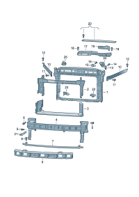 56G121285A-SUPPORT ASSY, INSULATOR