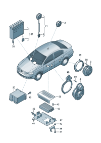 3BD035411-Speaker assy-tweeter