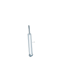 1ED513029A-SHOCK ABSORBER-FRRH-VW-TOUREG