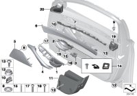 51417261933-LEFT HANDLE514099