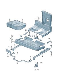 5ND885405MITM-Seat cover (leather) (ti black)