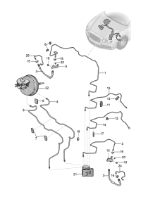 4W0614724A-Tube, brake