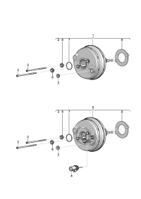 3W1698641B-Retrofitting/brake booster/for vehicles without suitable/speed control