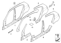 41217152841-Side sash outer lh