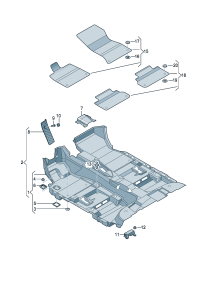 80D863021J-Pad, tray