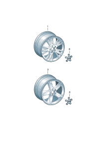 4L0601025AT-Wheel rim-aluminium alloy  Colour code: