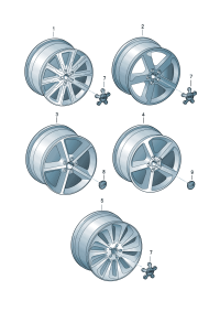 8RD601025E-Wheel rim-aluminium alloy  D-04.03.2013
