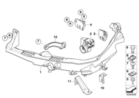 51647116707-Arm assy-head lamp, lh