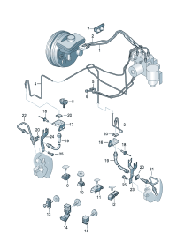 8E1614706BA-Tube, from master cylinder To hydraulic unit  D-05.06.2006 -05.05.2008