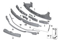 51117900763-REINFORCEMENT-FR BUMPER/X3-06