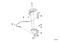 31211142085-Knuckle, steering, rh/lh