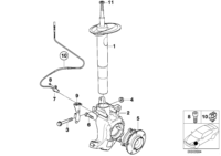 31311096858-SHOCK ABSORBER B4 FR X5/X6/E70