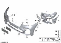 51118069892-Retainer fr fog lamp rh