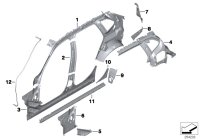 41007353153-Side sash inner lh