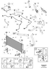 32222093-RADIATOR HOSE W124/E200/E220