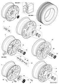 3W0601025AD-Wheel rim-aluminium alloy