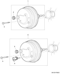 3W0698641-Engine mounting Set, master power