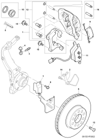3W0698151P-BRAKE PAD FRT-BENTLEY