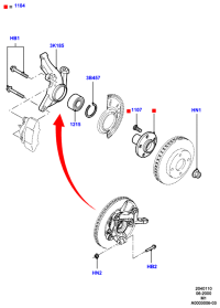 E11233060B-Wheel hub RHD