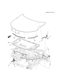 DY84054685-HINGE COMP L,HOOD