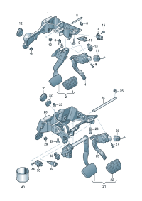 8R0907658B-Sensor, brake pedal position