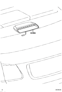 8100630011B0-LAMP SET, STOP CENTER