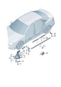 8WD8533739B9-Mldg assy, c