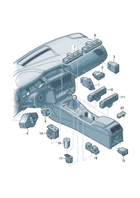 8E0963563-Sw, w/seat warmer Adjuster
