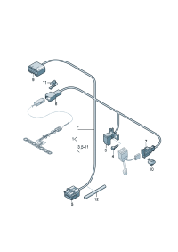 8WD971365-Harness, S/belt warning system