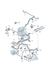 4GD614705S-Tube, from master cylinder To hydraulic unit  D-08.08.2016