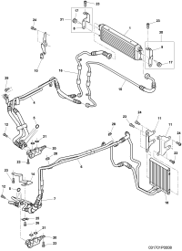 3W0317019A-TRANSMISSION OIL COOLER BMW G30, G12, B48