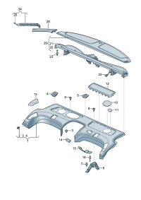 4N08577816PS-Belt guide (ghost (black))
