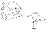 8100647011-LAMP SET, STOP CENTER