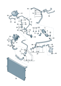 5QJ122157E-WATER HOSE