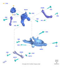 E1GZ5500C-Arm assy-rr susp, upr (LHD 4WD OR LHD 4WD)