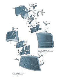 4E0945093G-TAILLIGHT