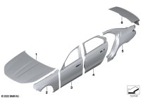 41515A32D52-Door aluminum frt rh