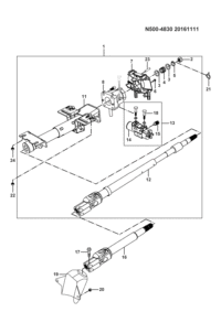 23869606-COLUMN ASSY,STRG