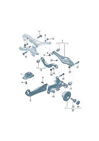 1T0505223A-Suspension arm wheel D  -26.06.2006