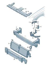 4M8807595A-BRACKET-ENGINE SUPP*