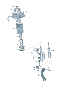 4G0413031AB-Shock absorber   D-04.04.2011