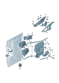 4G1837015B-AUDI TT MK2 WINDOW MECHANISM